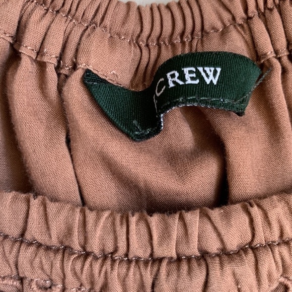 J. Crew Tan Summer Spaghetti Strap Eyelet Dress Size Medium - Picture 12 of 17